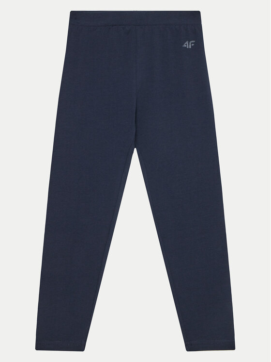 4F Legginsy 4FJWMM00TTIGF178 Granatowy Slim Fit