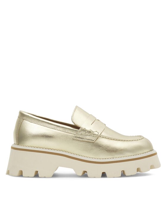 Badura Loafersy GISELLE-24SS202 Złoty