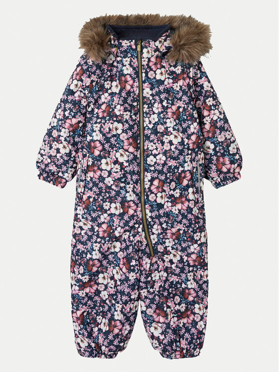 NAME IT Kombinezon zimowy 13230586 Granatowy Regular Fit