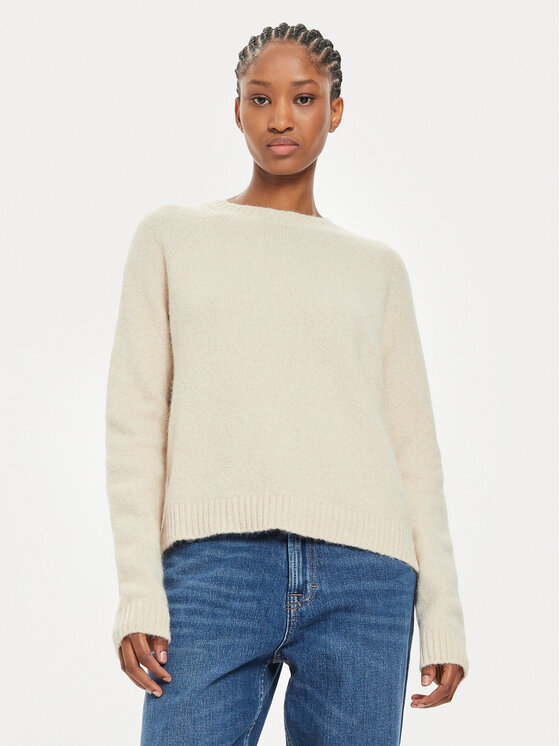 Boss Sweter Febisan 50478315 Écru Regular Fit