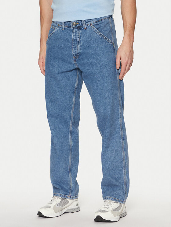 Jack&Jones Jeansy Eddie 12269506 Niebieski Loose Fit