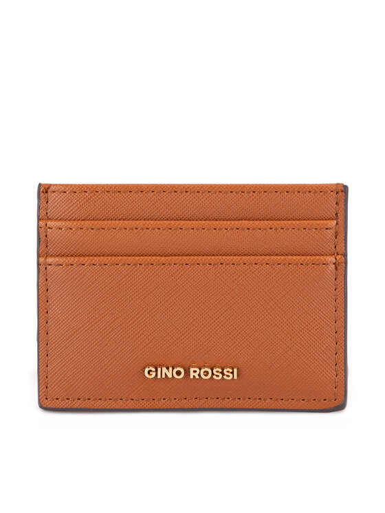 Gino Rossi Etui na karty kredytowe QYL0023 Brązowy