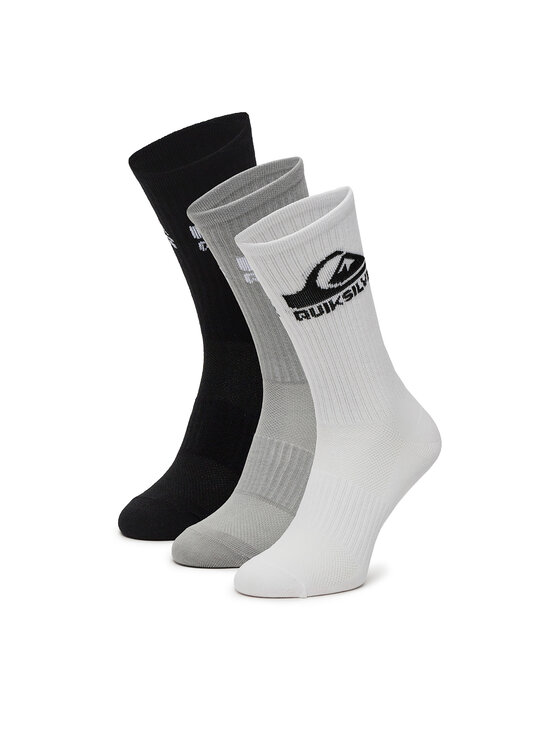 Quiksilver Skarpety AS_QUIKSILVER_101W_SS25 (3-PACK) Biały