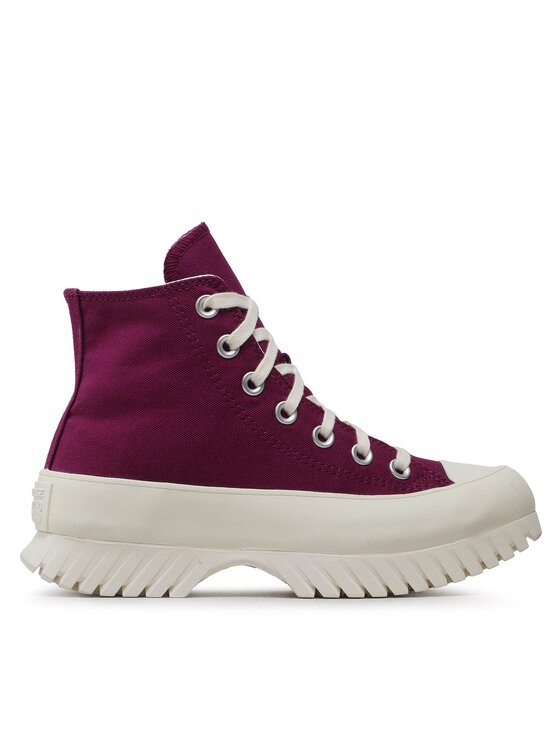 Converse Botki Chuck Taylor All Star Lugged 2.0 Hi A03701C Fioletowy