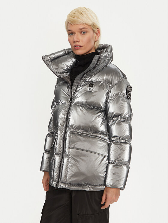 Blauer Kurtka zimowa 24WBLDC02250 Srebrny Regular Fit