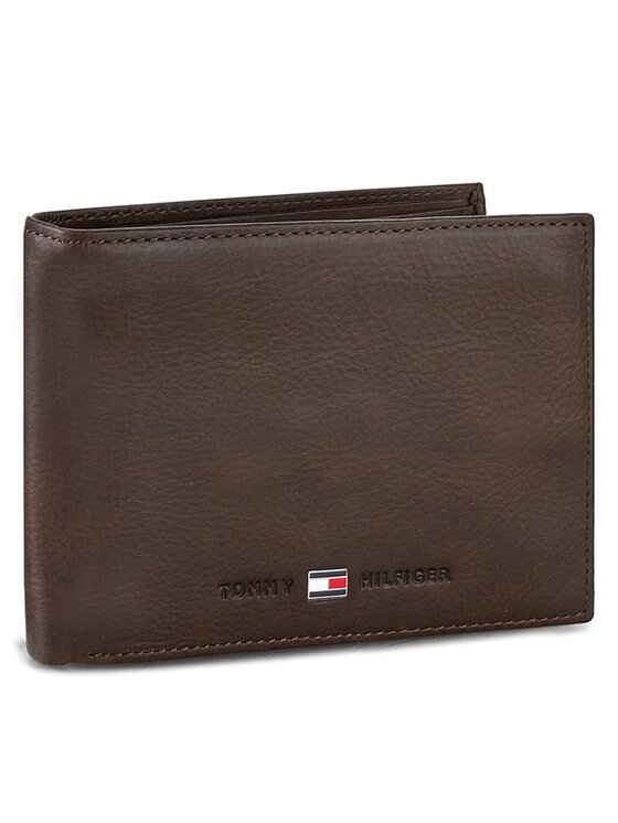 Tommy Hilfiger Portfel Johnson Cc Flap And Coin Pocket AM0AM00660/82566 Brązowy