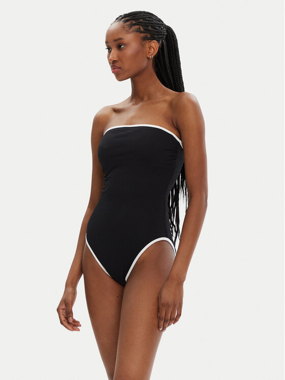 Seafolly Strój kąpielowy Beach Bound 11126DD077 Czarny