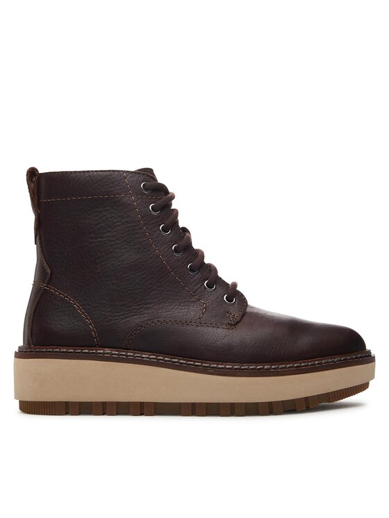 Clarks Botki Orianna W Lace 261747994 Brązowy