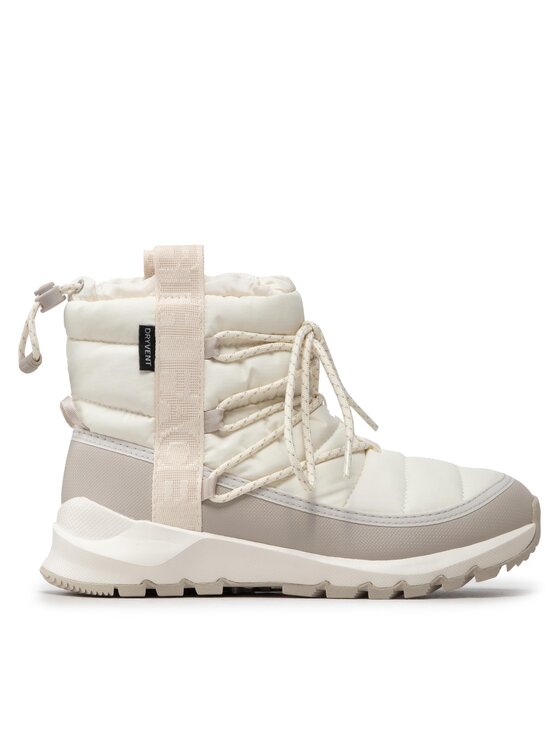 The North Face Śniegowce Thermoball Lace Up Wp NF0A5LWD32F1 Écru