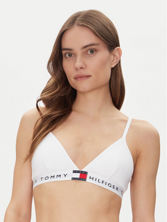 Tommy Hilfiger Biustonosz braletka UW0UW06040 Biały