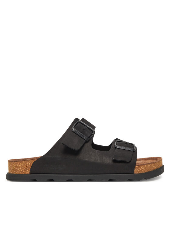 Rieker Klapki 21190-00 Czarny