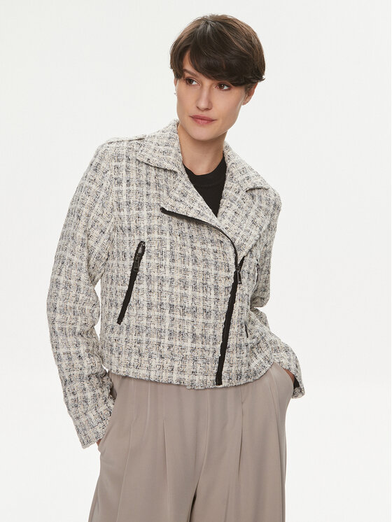 ONLY Kurtka przejściowa Bella 15308867 Szary Regular Fit
