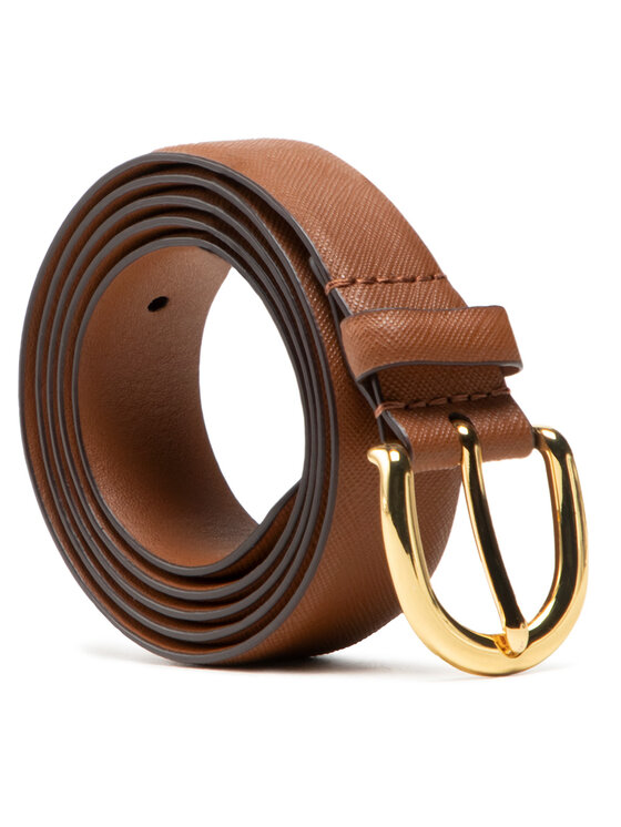 Lauren Ralph Lauren Pasek Damski Charm Classc 412802952005 Brązowy