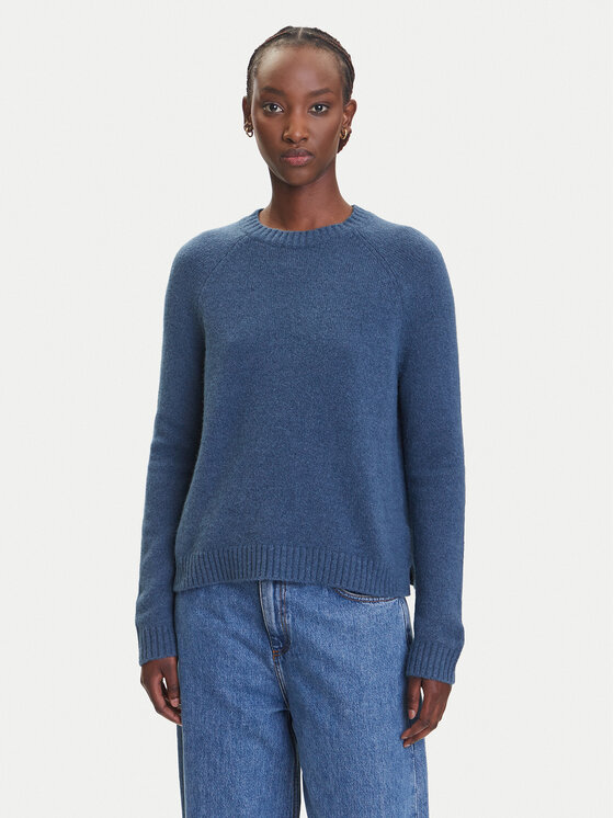 BOSS Sweter Febisan 50478315 Niebieski Regular Fit