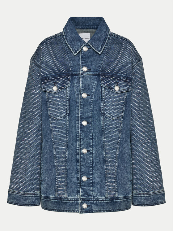 PINKO Kurtka jeansowa 104800 A2GI Granatowy Regular Fit