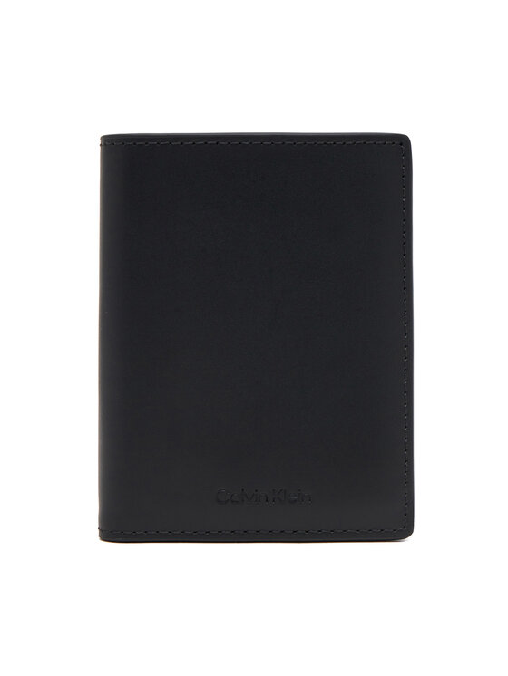 Calvin Klein Portfel męski Ck Premium Bifold 7Cc W/Coin K50K512854 Czarny