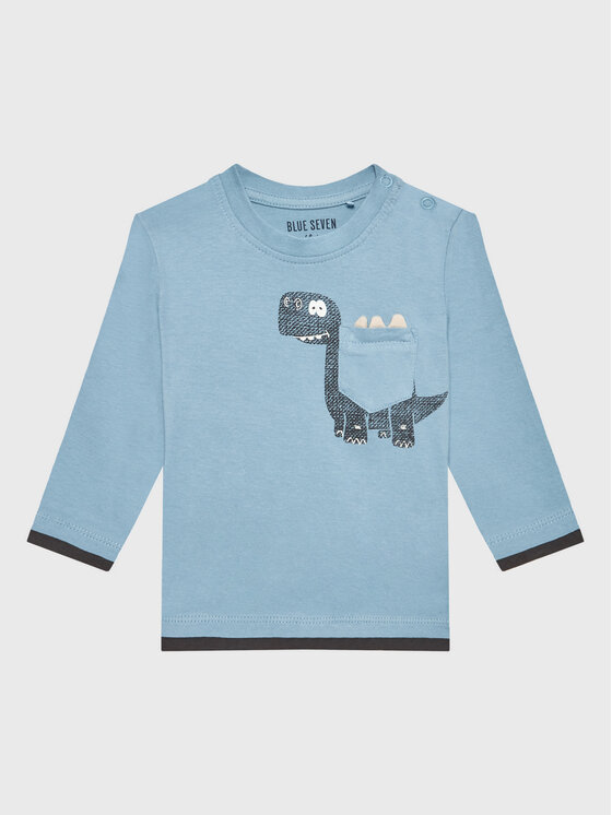 Blue Seven Bluzka 977612 Niebieski Regular Fit
