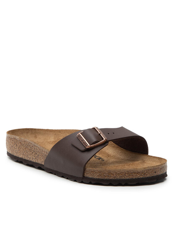Birkenstock Klapki Madrid Bs 40391 Brązowy