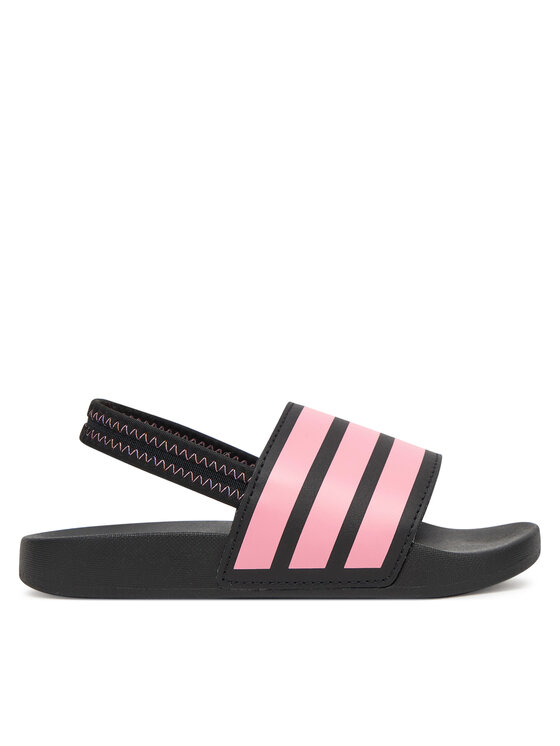 adidas Sandały adilette Estrap JR5330 Czarny