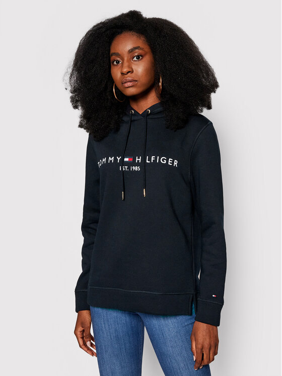 Tommy Hilfiger Bluza Heritage WW0WW31998 Granatowy Regular Fit