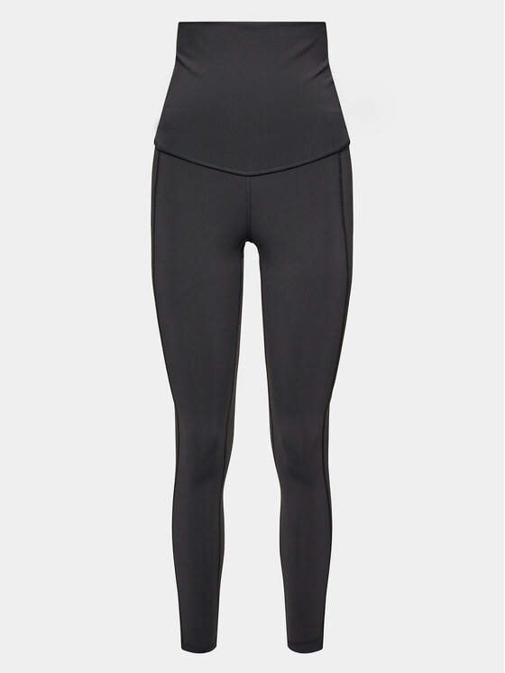 Reebok Legginsy ciążowe Lux Maternity HT6997 Czarny Slim Fit
