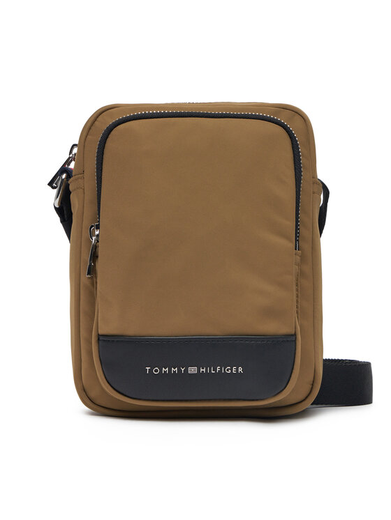 Tommy Hilfiger Saszetka Th Business Mini Reporter AM0AM13190 Brązowy