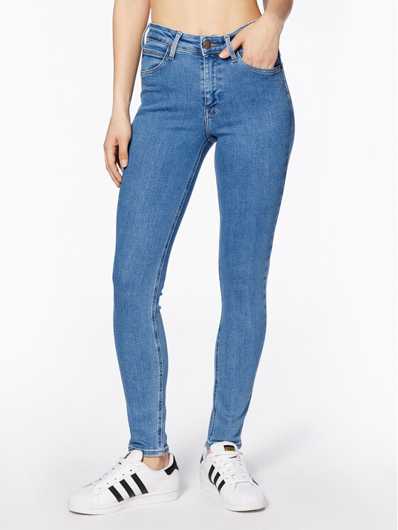 Lee Jeansy L32SOVC04 112330576 Niebieski Slim Fit