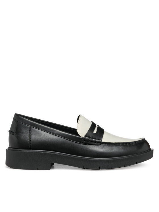 Geox Loafersy D Spherica Ec1 D25QRA 00043 C9B5V Czarny