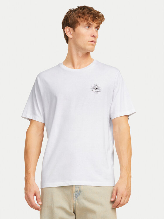 Jack&Jones T-Shirt Jackie 12271366 Biały Relaxed Fit