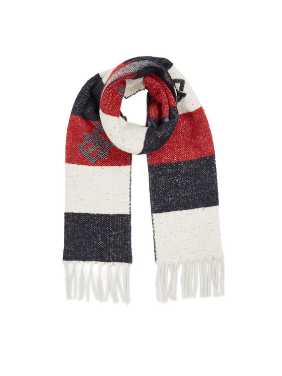 Tommy Hilfiger Szalik Limitless Chic Cb Scarf AW0AW15353 Granatowy