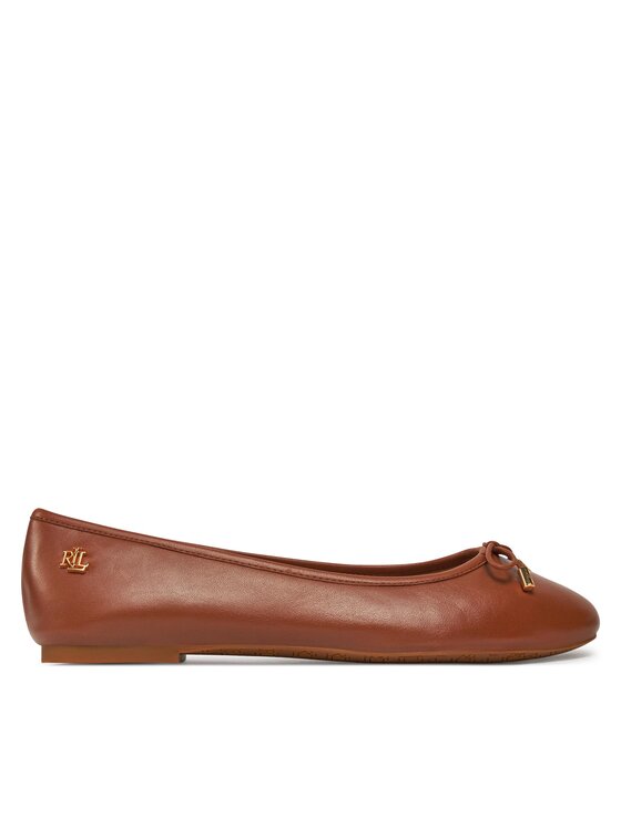 Lauren Ralph Lauren Baleriny 802940603002 Brązowy