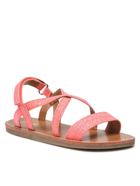 Nelli Blu Sandały CM210804-12 Pomarańczowy