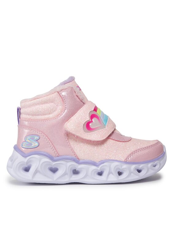 Skechers Sneakersy Heart Lights Brilliant Rainbow 302669L/PKLV Różowy
