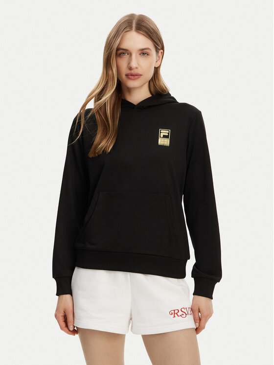 Fila Bluza Lisakovsk FAW1046 Czarny Regular Fit