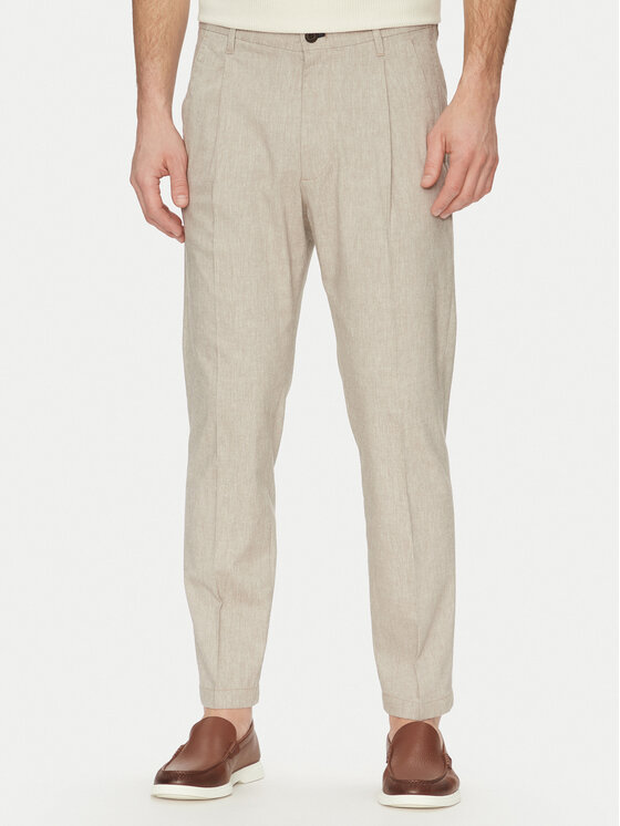 JOOP! Jeans Chinosy 15 JJF-100Lead2 30046561 Beżowy Loose Fit