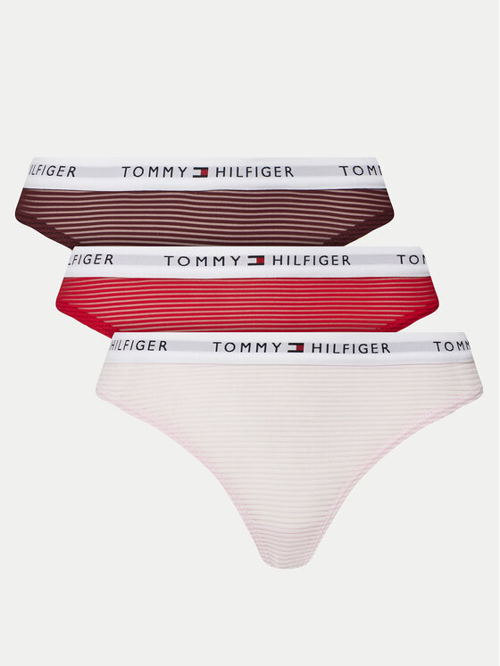 Tommy Hilfiger Komplet 3 par stringów UW0UW05532 Kolorowy