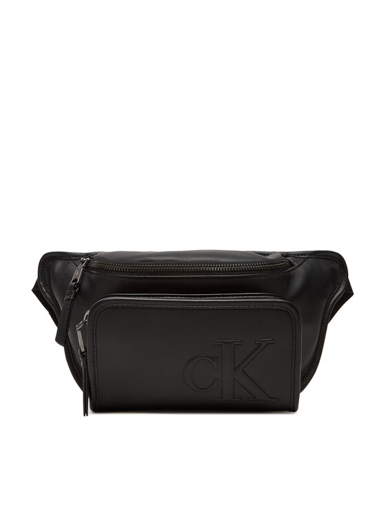Calvin Klein Saszetka nerka Sculpted Impression Waistbag 38 LV04G3160G Czarny