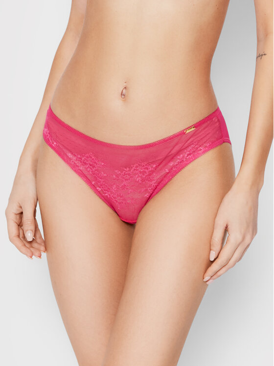 Gossard Figi klasyczne Glossies Lace 13003 Różowy