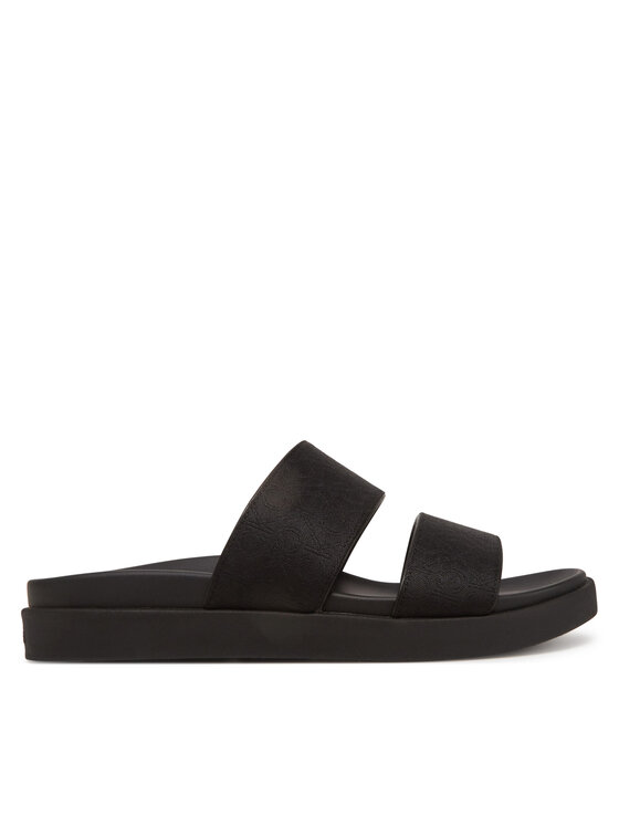 Calvin Klein Klapki Flat Slide Jacq HW0HW02487 Czarny
