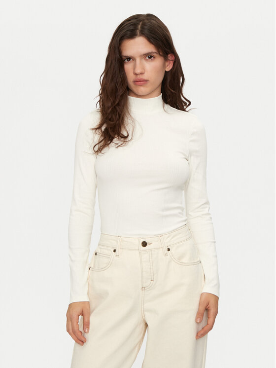 Lee Golf 112355205 Biały Regular Fit