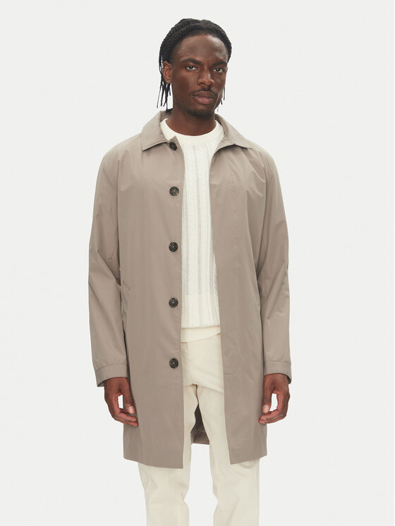Lindbergh Płaszcz przejściowy 30-301137 Beżowy Relaxed Fit