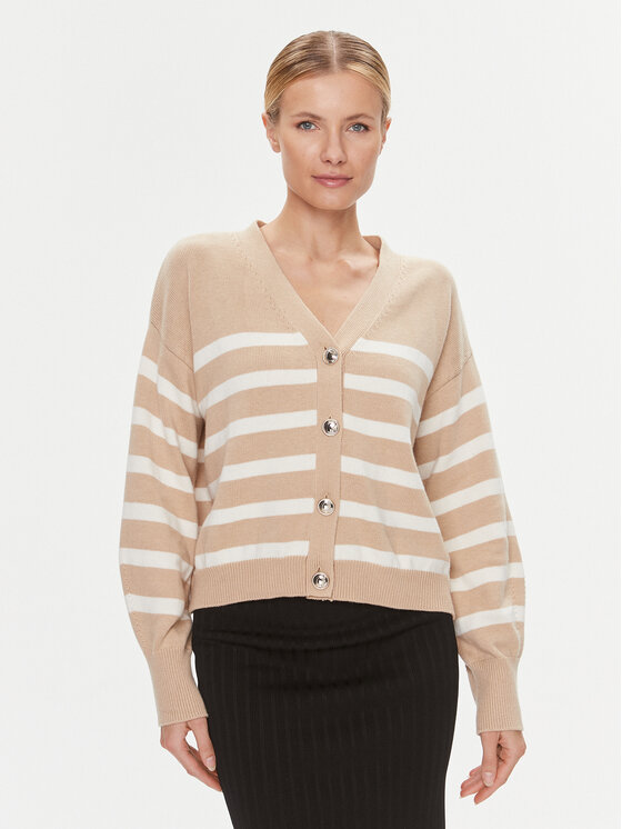Guess Kardigan W4RR56 Z37L1 Beżowy Regular Fit
