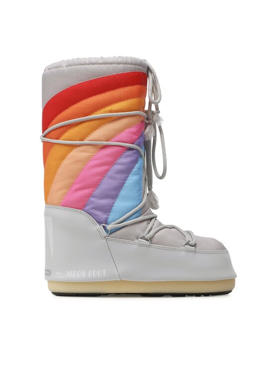 Moon Boot Śniegowce Icon Rainbow 14027700002 Szary