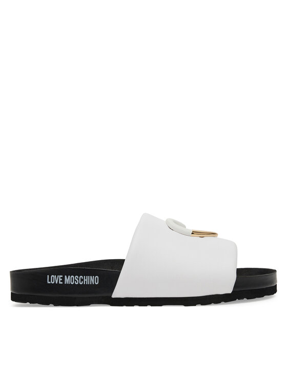 LOVE MOSCHINO Klapki JA28283G1MIE0100 Biały