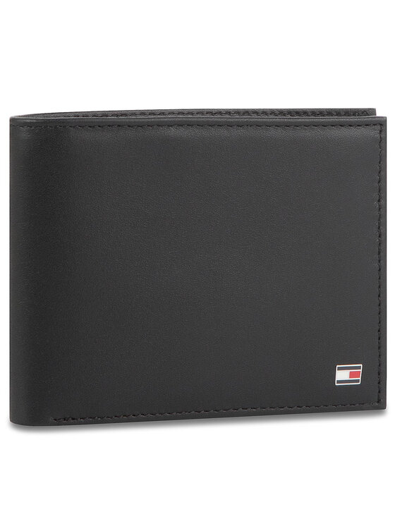 Tommy Hilfiger Duży Portfel Męski Eton Cc And Coin Pocket AM0AM00651 Czarny