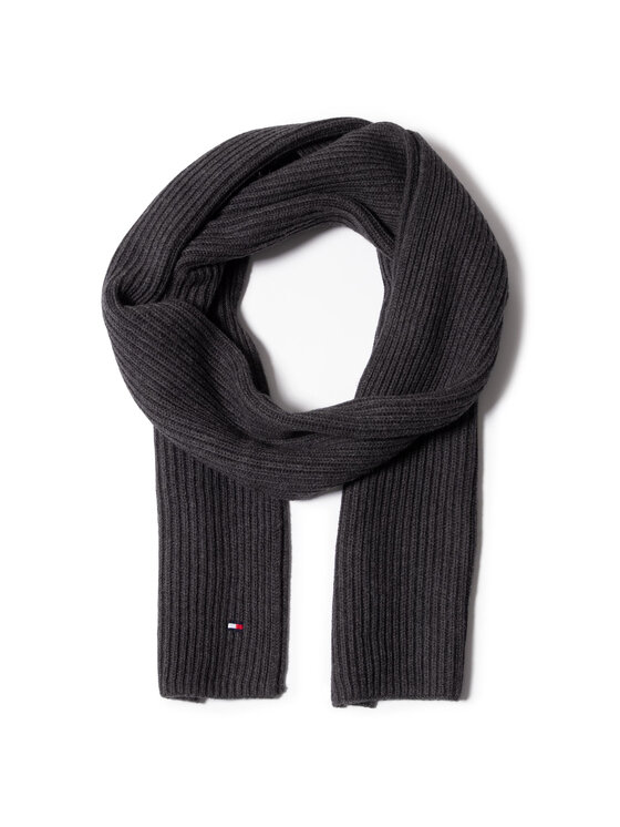 Tommy Hilfiger Szalik Pima Cotton Scarf AM0AM06546 Szary