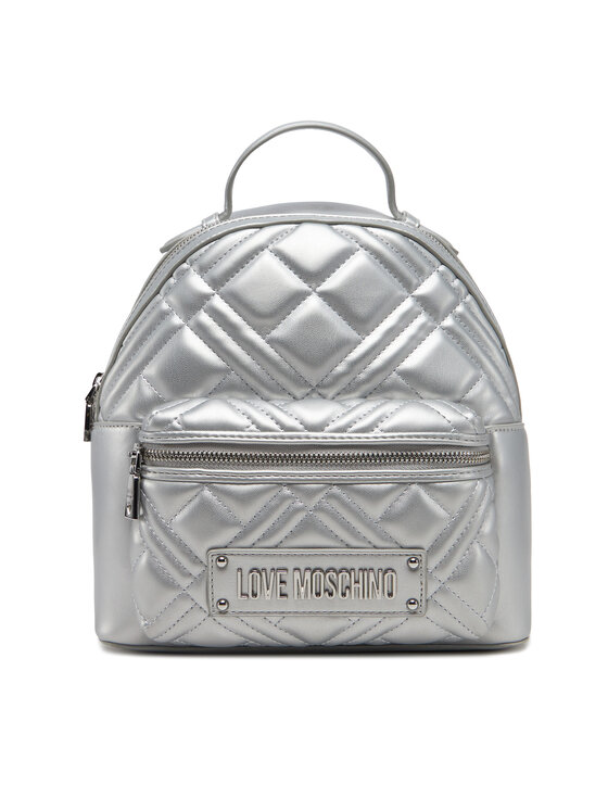 LOVE MOSCHINO Plecak JC4148PP1MLA196B Srebrny