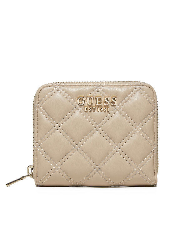 Guess Mały Portfel Damski SWQG87 48137 Beżowy