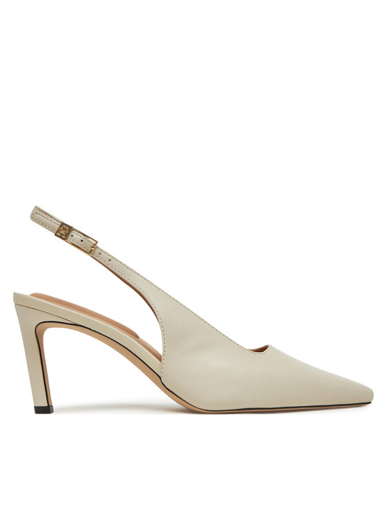 Tommy Hilfiger Sandały Squared Toe FW0FW08636 Beżowy