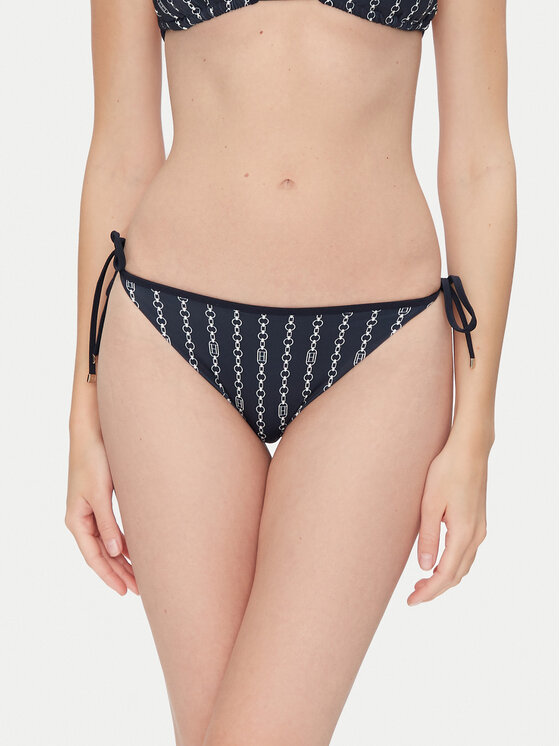 Tommy Hilfiger Dół od bikini UW0UW05316 Granatowy